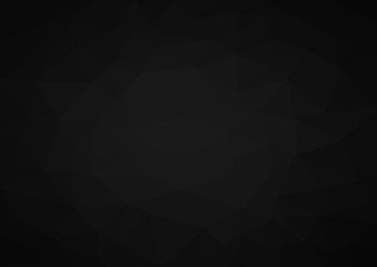 Fototapeta premium Abstract black geometric background