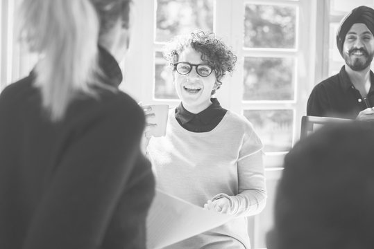 Business People In A Meeting