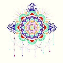 Fototapeta na wymiar Indian Religious Festival Akshaya Tritiya Background Template Design with Floral Ornament - Akshaya Tritiya Background Design