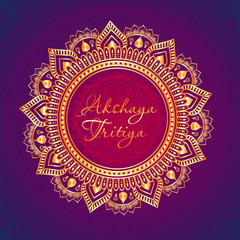 Indian Traditional Festival Akshaya Tritiya Background with Creative Colorful Hanging LampsIndian Traditional Festival Akshaya Tritiya Background with Creative Colorful Hanging Lamps