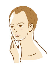 男性　髪トラブル　はげる　髪