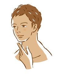 男性　スキンケア　日焼け　美容