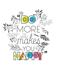 positivism message with hand made font vector illustration design