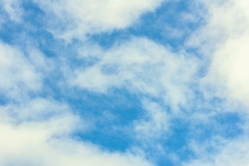 white clouds in the sky