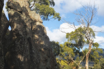 Hanging rock, Woodend, Australia