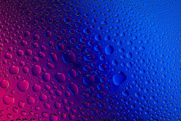 Close up of a water drops
