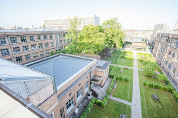 roof of a high-rise building