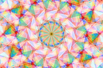 Abstract geometrical background composed of colorful figures
