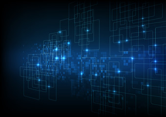 Obraz premium background abstract polygon data technology communication vector design illustration