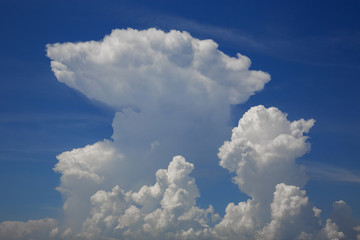 Naklejka na ściany i meble Blue sky with clouds for background.