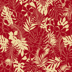 トロピカルリーフパターン © daicokuebisu