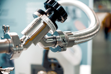 Flanged vacuum equipment.