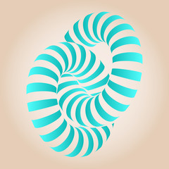 Абстрактный векторный дизайн круга. © oleg1101