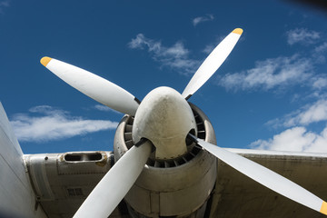 Naklejka na ściany i meble Large aircraft propeller 