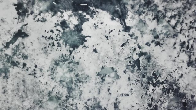 thawing blue ice