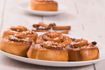 Cinnamon rolls. 