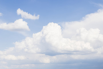 Naklejka na ściany i meble sky with clouds on sunny day