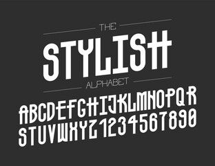 The modern line font for great headlines
