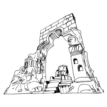 Monument park in Duhok, Dhok, kurdistan, Iraq