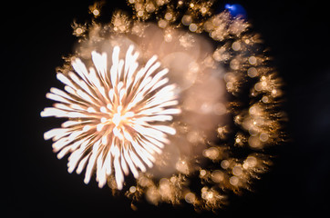 Abstract fireworks