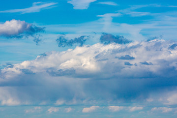 beautiful blue sky with clouds background. Sky clouds.
