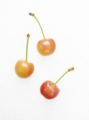 ripe eco-friendly sweet cherry