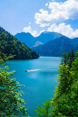 Obraz premium Ritsa lake, Abkhazia. beautiful landscape