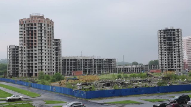 Modern flats being built in Russia 
