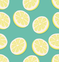 Summer slice of a lemon pattern