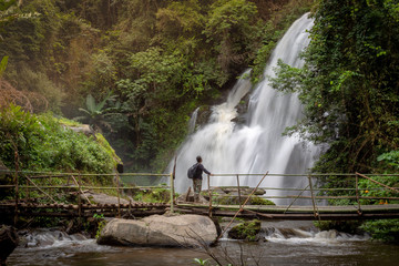Pha Dok Siew Waterfall, Doi Inthanon  Naional Park, Chiang mai Thailand