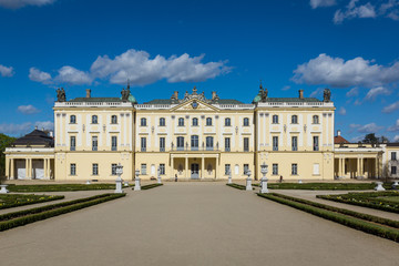 Branicki palace in Bialystok, Podlaskie, Poland