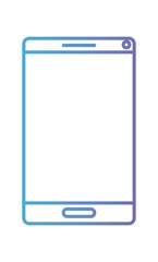 smartphone device isolated icon vector illustration design