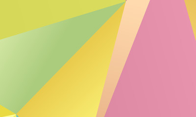 Colored paper pattern. A combination of irregular geometric shapes. Vector illustration.