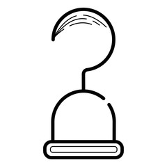 Fototapeta premium Hook icon vector