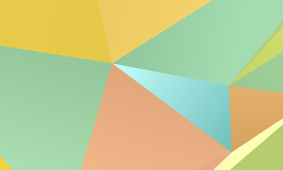 Colored paper pattern. A combination of irregular geometric shapes. Vector illustration.