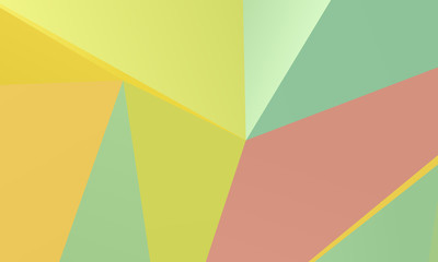 Colored paper pattern. A combination of irregular geometric shapes. Vector illustration.