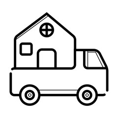 Home delivery icon