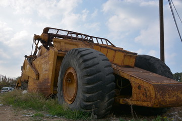 old tractor