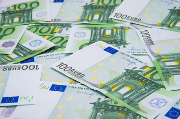 Euro Money Banknotes background