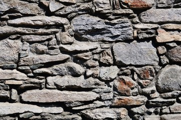 Natursteinmauer im Tessin