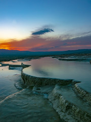 water, lake, sky, landscape, sunset, nature, sea, blue, 