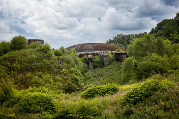 Fototapeta na wymiar La Coupole (The Dome), a Second World War bunker complex, V-2 rockets launch installation in the Pas-de -Calais. France