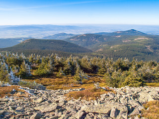 Śnieżnik, the highest peak of the Śnieżnik Massif and in the Polish Eastern Sudety