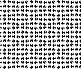 Seamless pattern with a balls in a black  - white colors