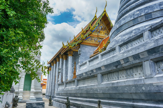 One landmark of Wat Rat Pradit Sathit Maha Simaram in Bangkok, Thailand. A place everyone in every religion can be viewed.