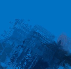 Abstract painting on canvas. Hand made art. Colorful texture. Modern artwork. Strokes of fat paint. Brushstrokes. Contemporary art. Artistic background image.