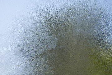 Closeup of frosted glass texture