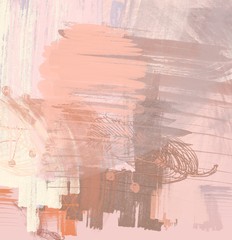 Abstract painting on canvas. Hand made art. Colorful texture. Modern artwork. Strokes of fat paint. Brushstrokes. Contemporary art. Artistic background image.