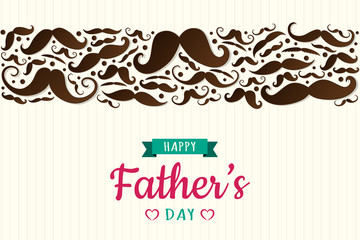 Concept of poster for Father's Day. Vector.