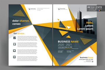 Abstract vector modern/ flyer design / brochure design template / annual report /book cover / corporate identity template /in an A4 page